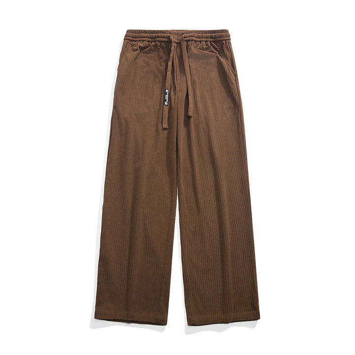 Corduroy Sweatpants Baggy Drawstring