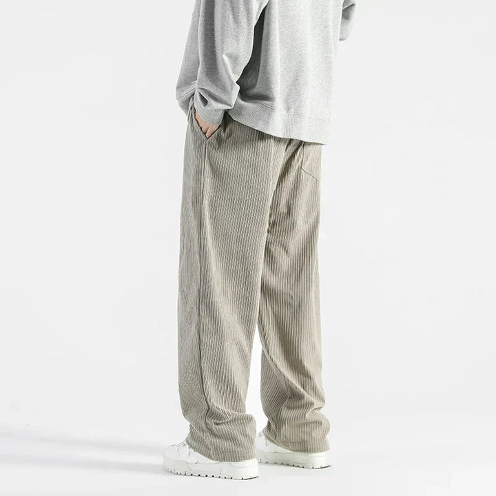 Corduroy Sweatpants Baggy Drawstring