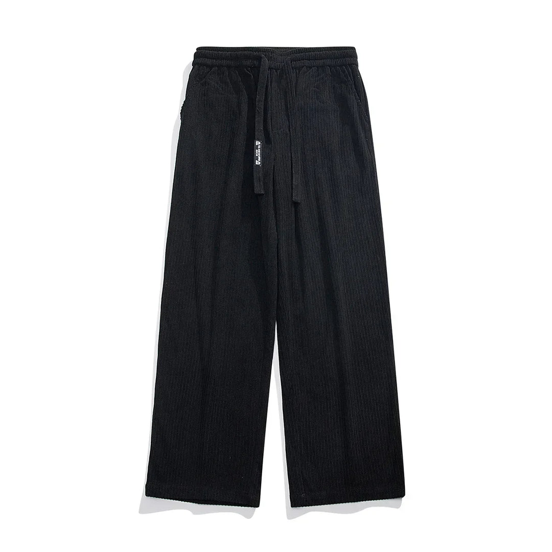 Corduroy Sweatpants Baggy Drawstring