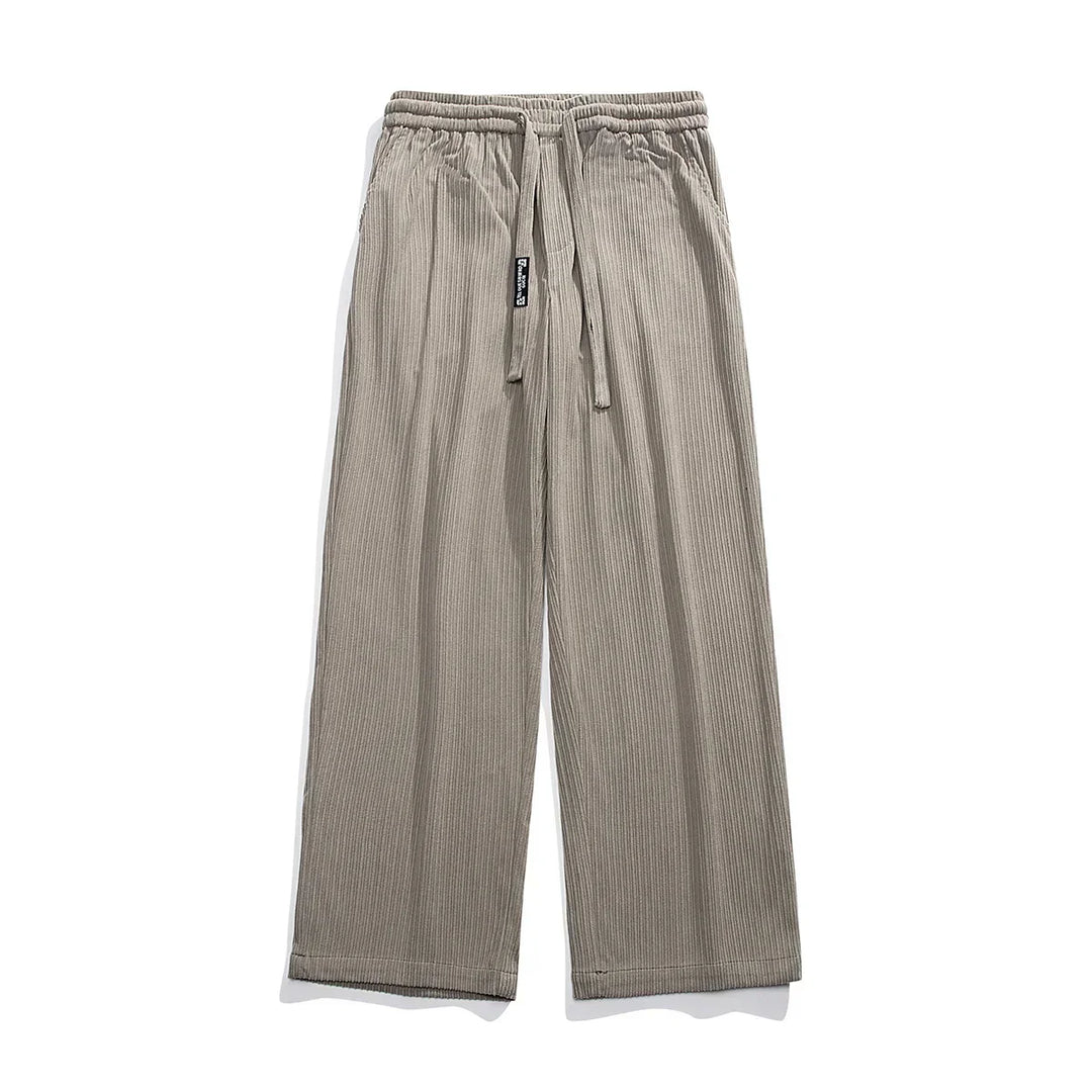 Corduroy Sweatpants Baggy Drawstring