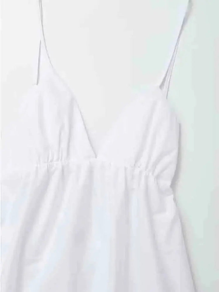 Ivy | White Backless Maxi Dress Women