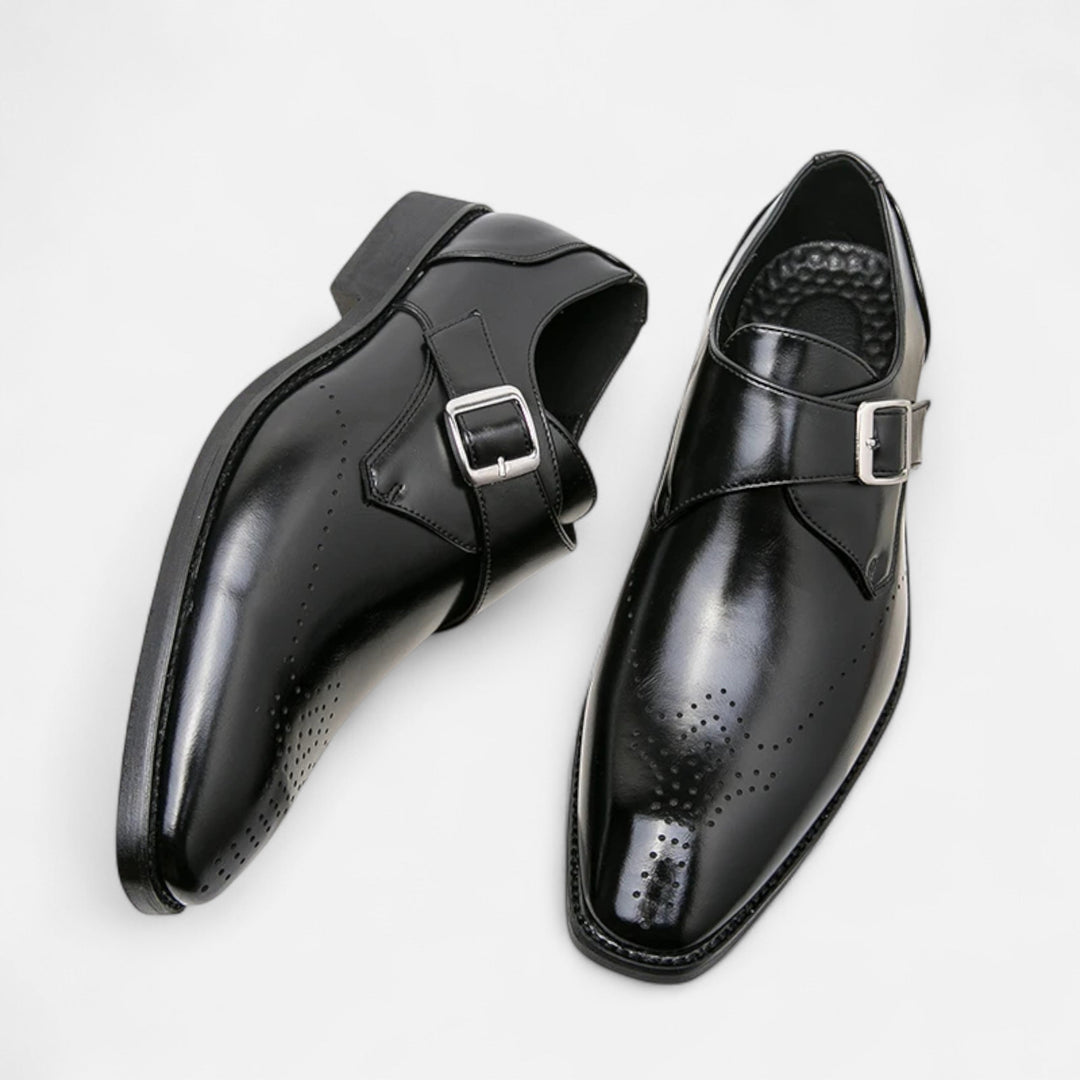 Men’s Dress Shoes | Single Monk Strap Formal Shoes For Weddings And Business