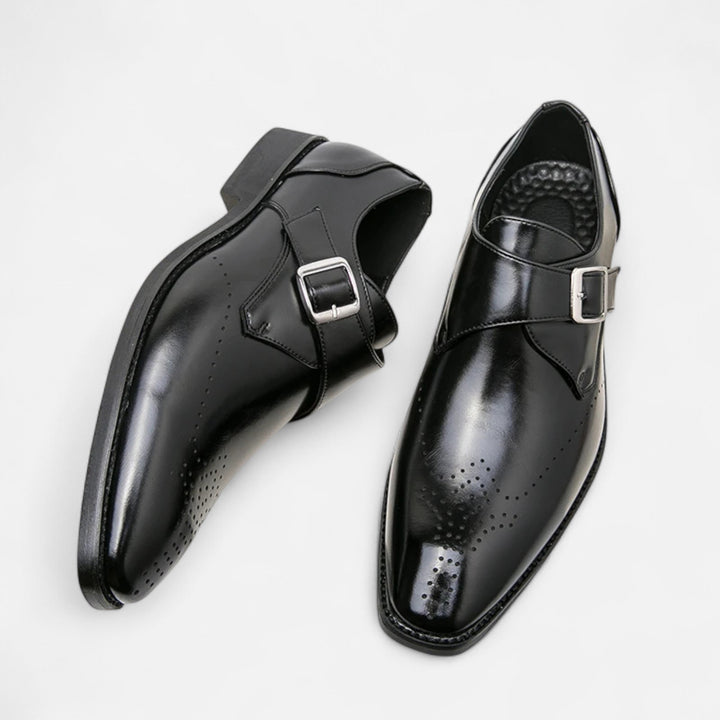 Men’s Dress Shoes | Single Monk Strap Formal Shoes For Weddings And Business