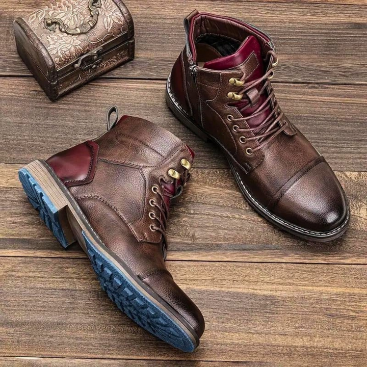 Men’s Lace Up Ankle Boots | Rugged Casual Smart Boots