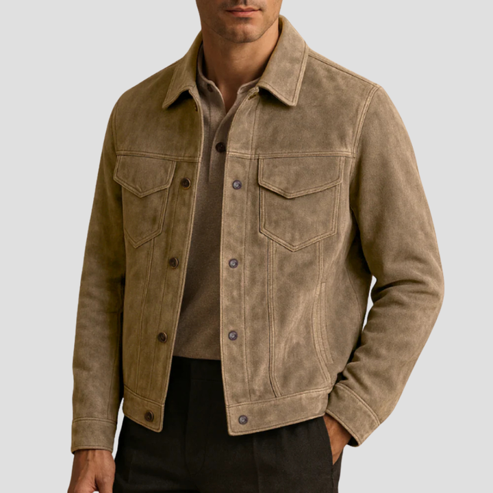Men’s Trucker Jacket | Button Up Casual Outer Layer