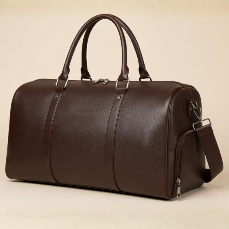 Morgan | Black Bags Leather Duffle Travel Bag