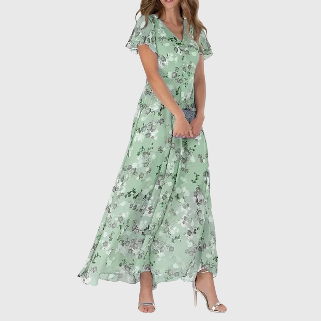 Winnie | Wedding Guest Floral Maxi Dress